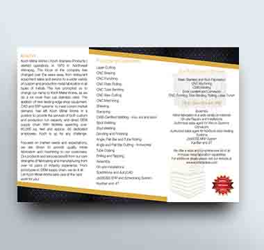 Koch Metal Works brochure